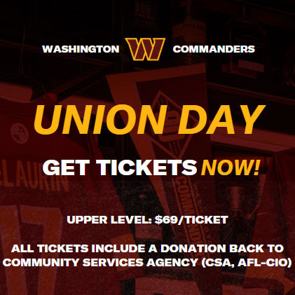 September 7: Union Day @ The Commanders